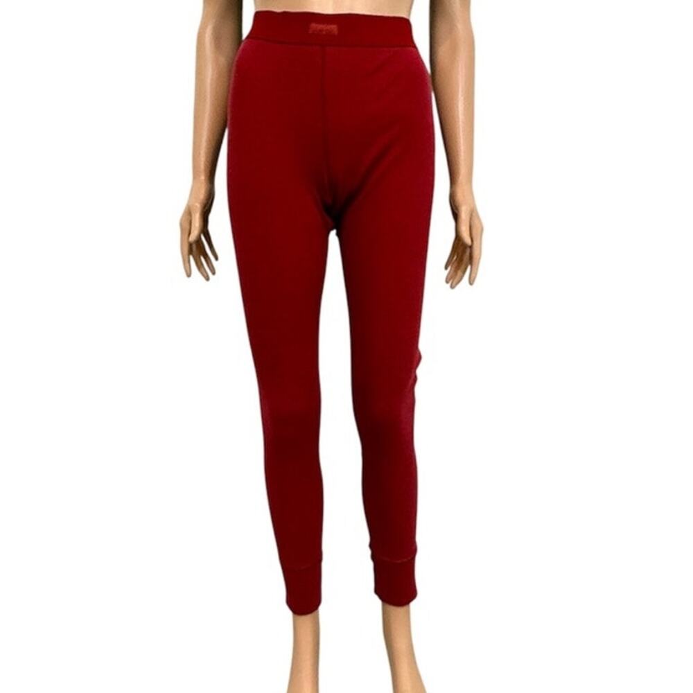 Skims XL cotton ribbed long john legging pajama pant P3 3558